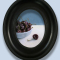 "Bowl of Cherries VI" Oils on polymin 6cm x 7cm