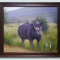 Rhino "Bob" oils on canvas 80cm x 100cm  ● Private Collection, UK